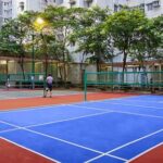 acrylic badminton court